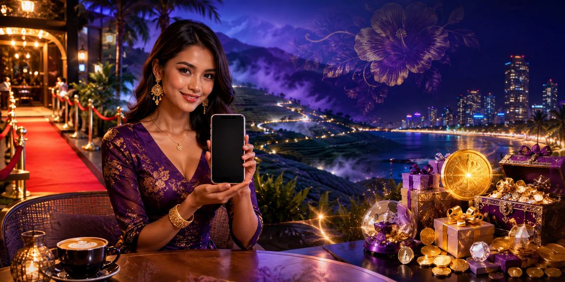 Pemain Malaysia bermain blackjack melalui telefon pintar dengan antara muka yang responsif